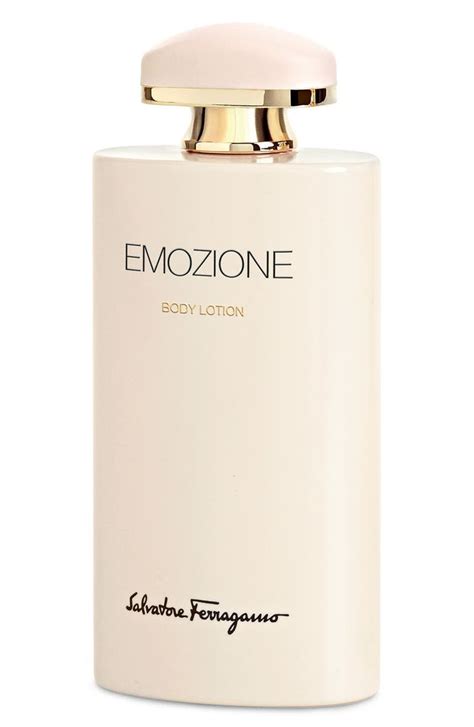 emozione salvatore ferragamo body lotion.